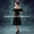 Chic Black Fashion Dress Sexy Black Vestidos de noite para mulheres Elegant Party Cocktail Black Dress